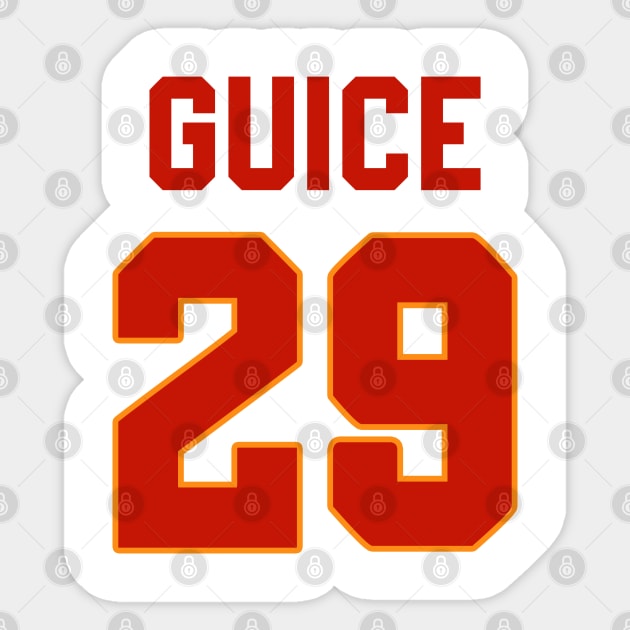 Derrius Guice Redskins Sticker by Cabello's